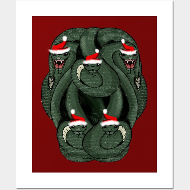 A wreath of Snakes Edit Wall Art by Flush Gorden